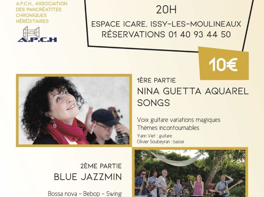 Concert at the Espace Icare in Issy Les Moulineaux on 11.10.19. French Song